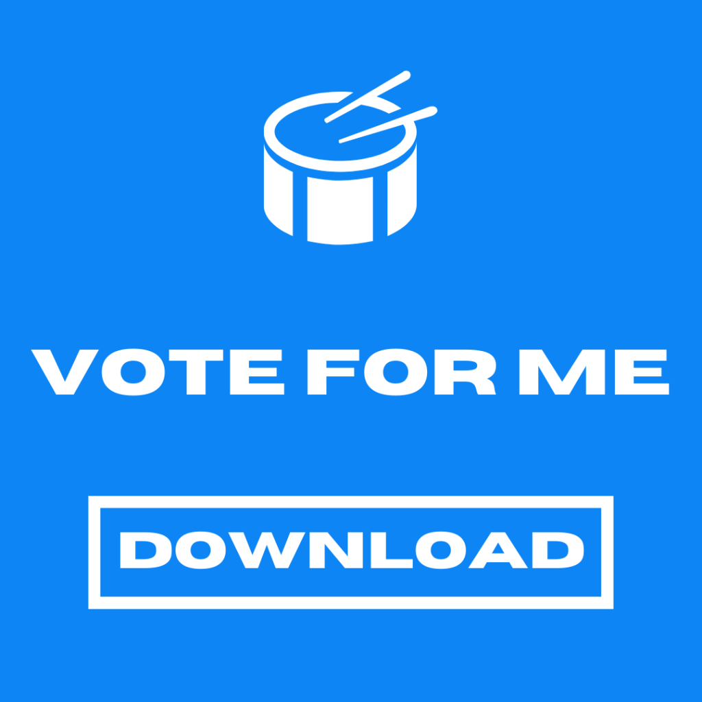 Download the Vote for Me drum cadence.